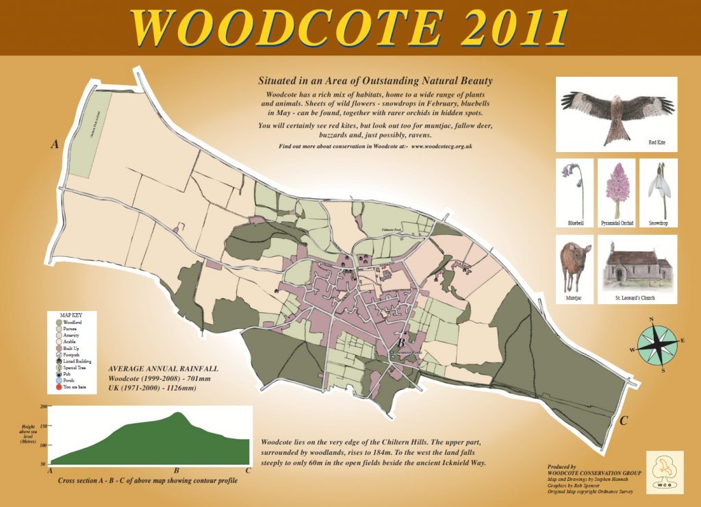 Woodcote Map Woodcote Conservation Group